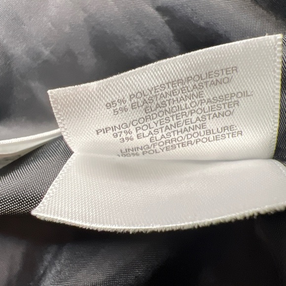 Kasper Size 22 Open Jacket Leopard Print Black Trim 3/4 Sleeves - Picture 5 of 5